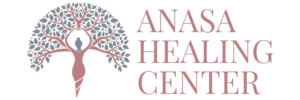 Anasa Healing Center logo featuring tree-woman